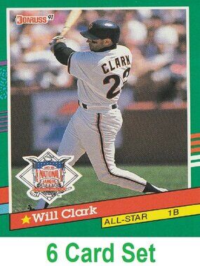 Will Clark Baseball Card Collection